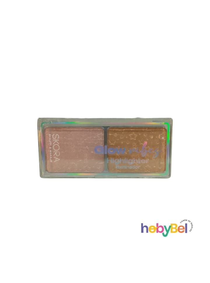 Iluminador x2 tonos x1u - 4 paletas de  colores (39556U)