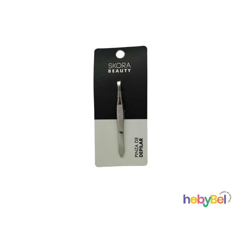 Pinzas de depilar acero inoxidable x1u (38979U)