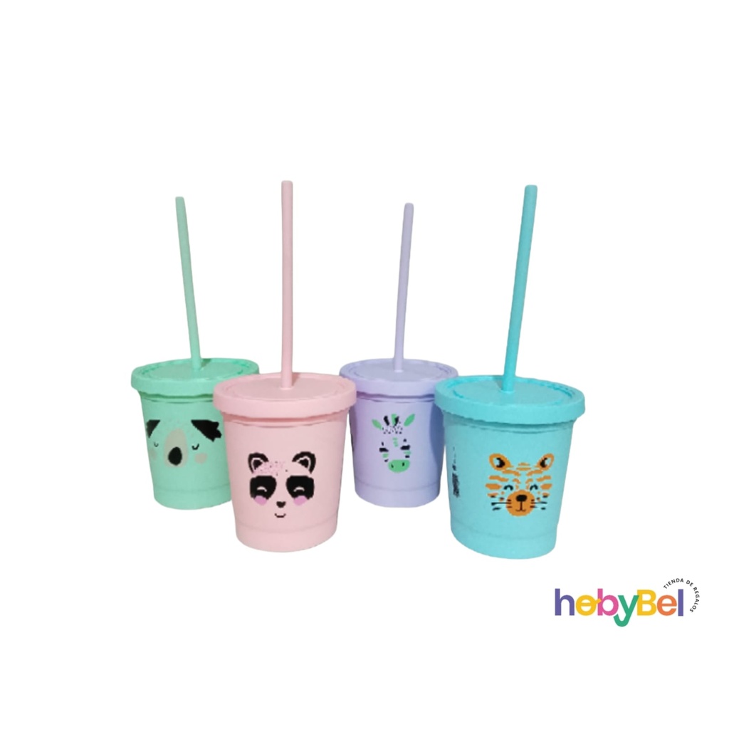 Vaso mini Eco c/ sorbete- Caritas Infantil x1u (7607U)
