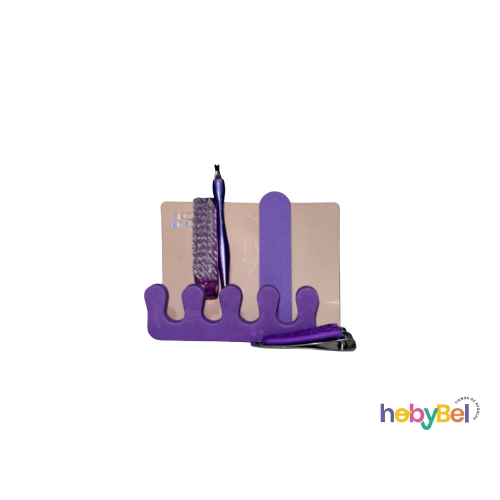Set uñas manicura y pedicura x5 -x1u (38955U)