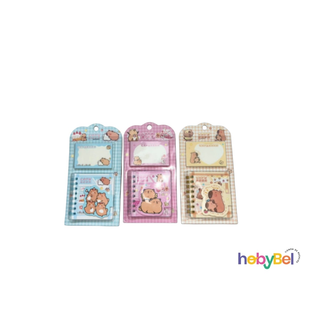 Libreta Capybara c/ tacos x1u (132475U)