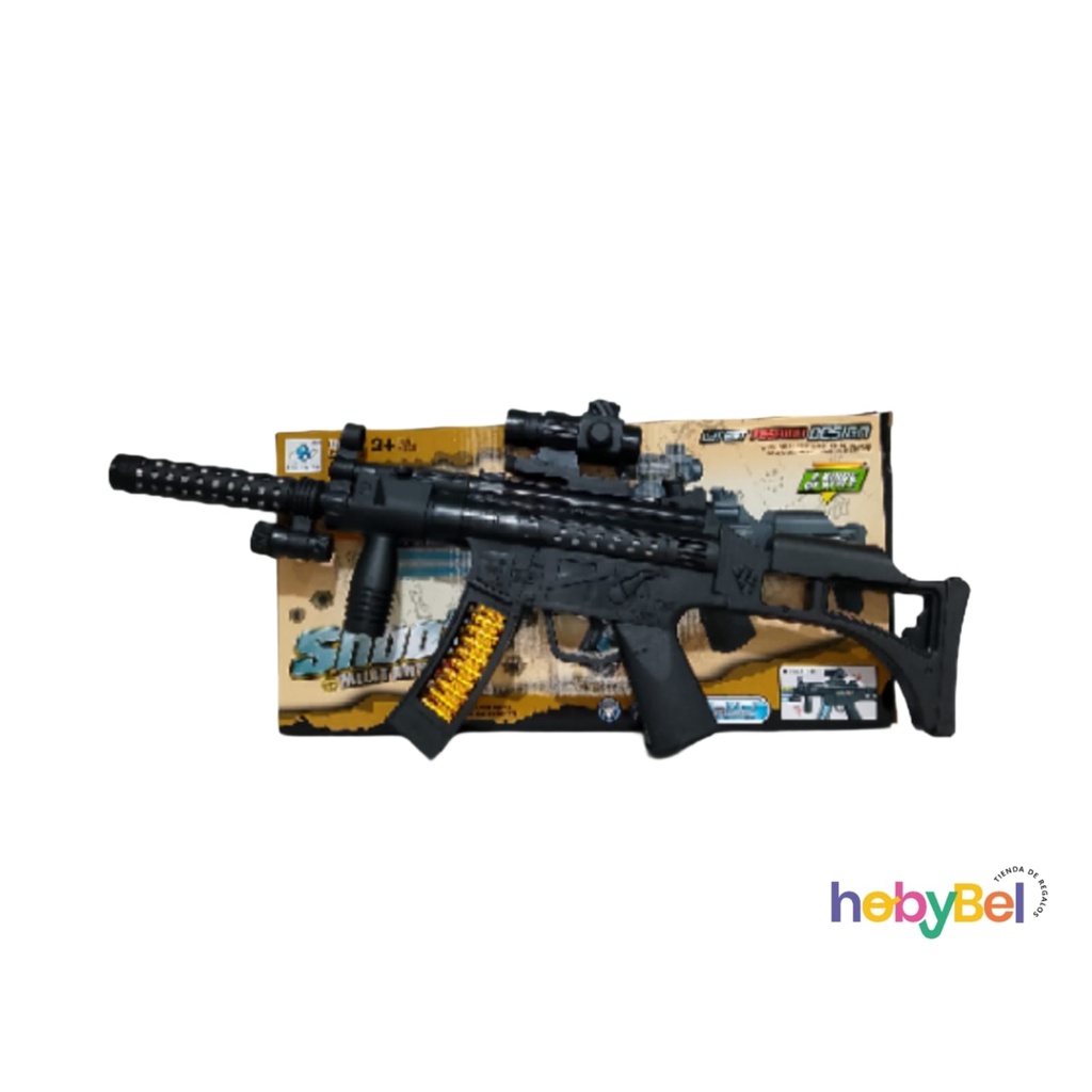 Ametralladora c/ luz y sonido x1u (132011U)