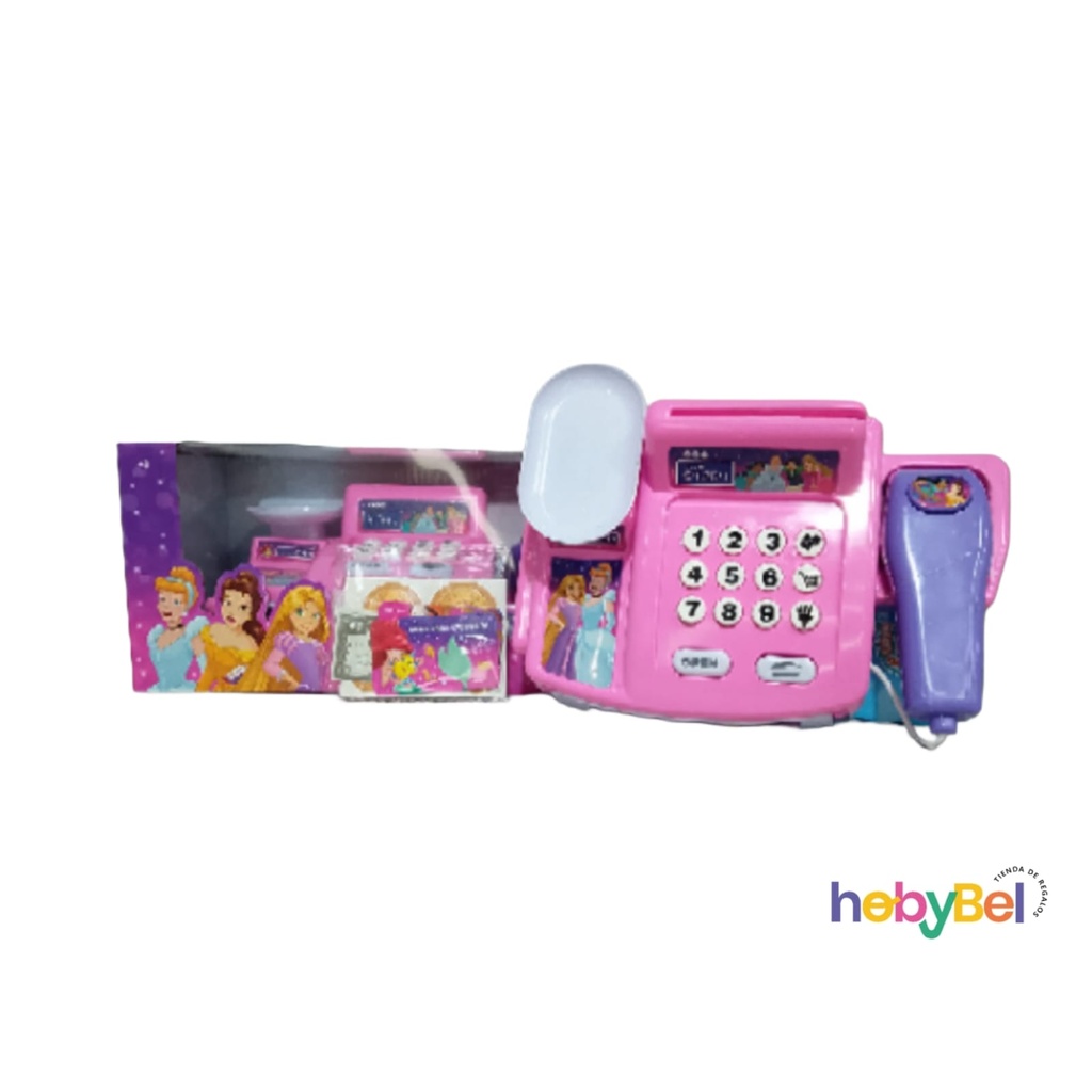Caja registradora princesas en caja x1u (132043U)