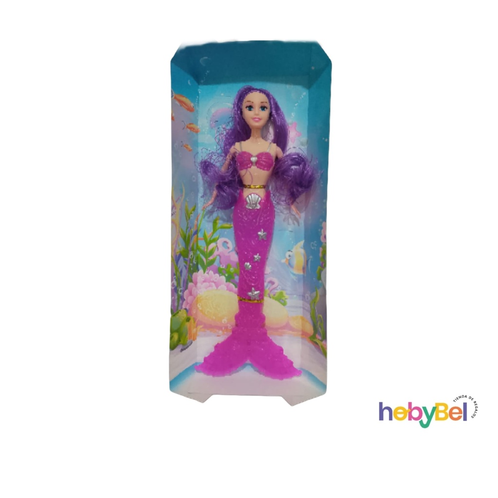 Muñeca Sirena en caja x1u (132291U)