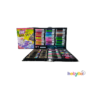 Juego de crayones y felpas 150 PCS x1u (132512U)