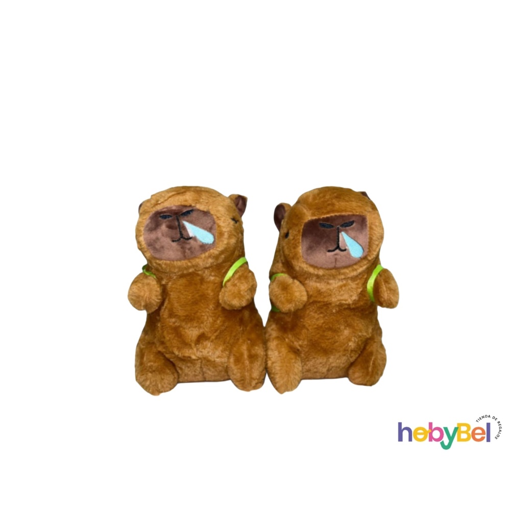 Peluche Capybara 23cm c/ Tortuga x1u (8129U)