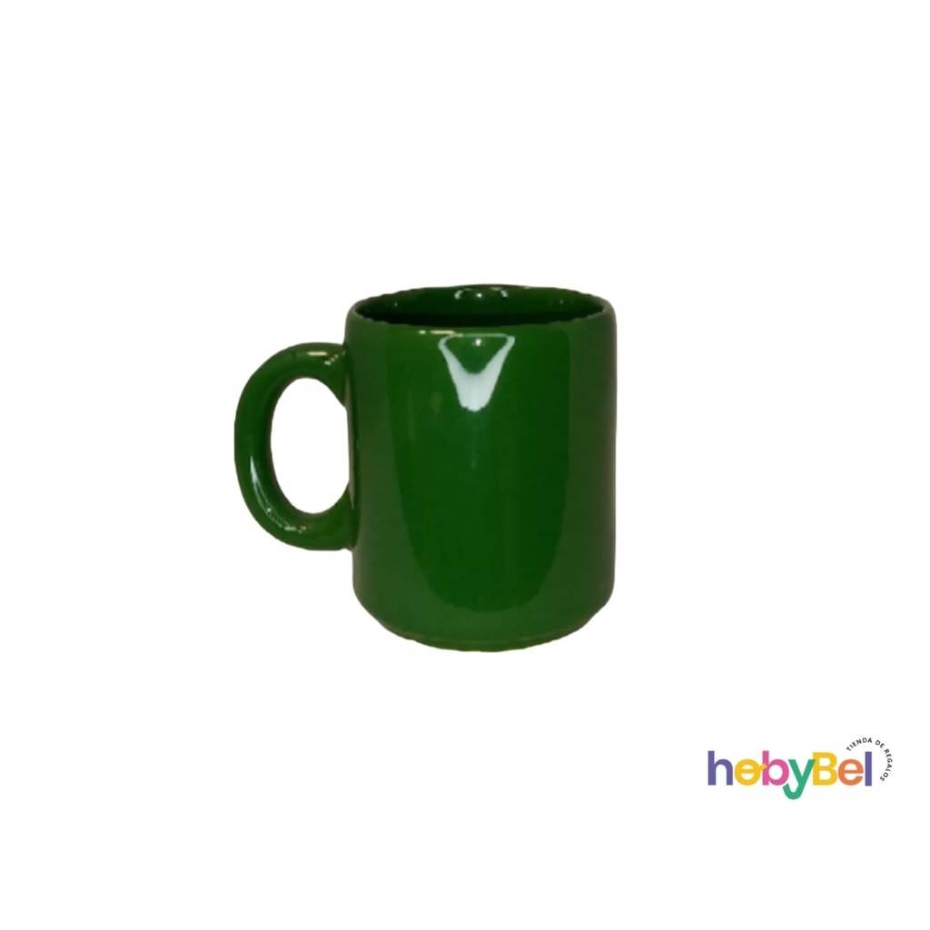 Taza Verde Recta x1u (HB-13205U)