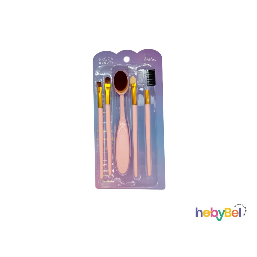 Set de brochas x5-x1u (38904U)