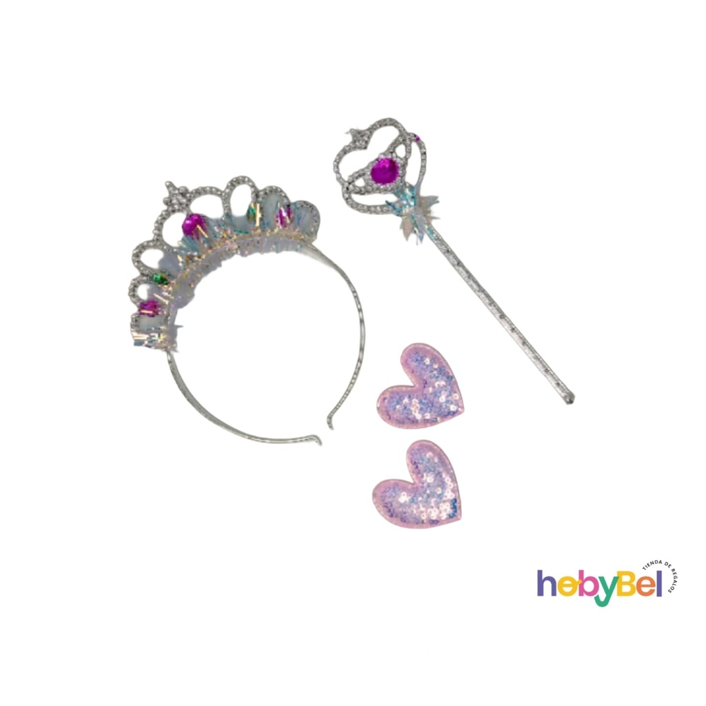 Set para pelo corona c/ varita x1u (132809U)