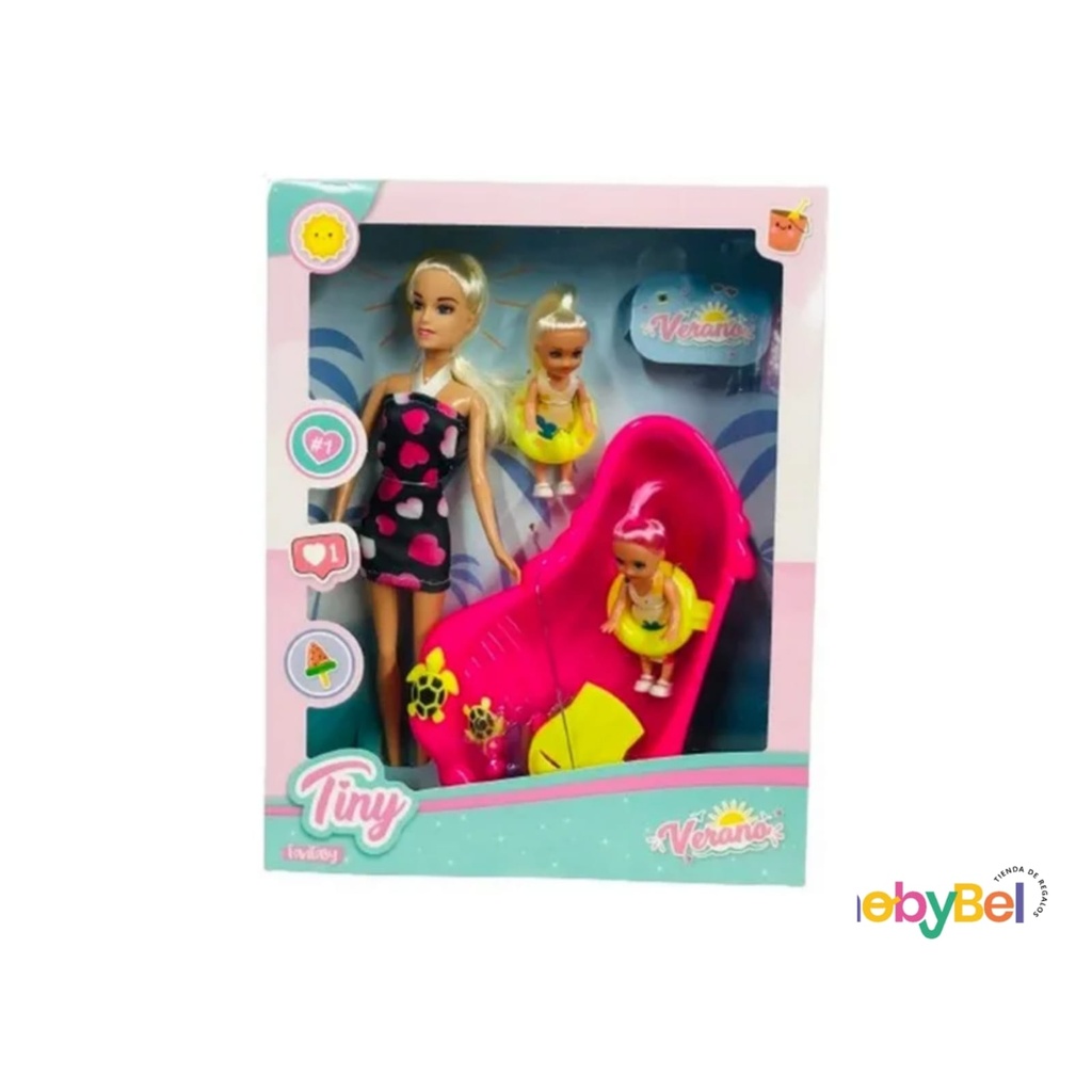 Muñeca Tiny Summer en caja x1u (118722U)