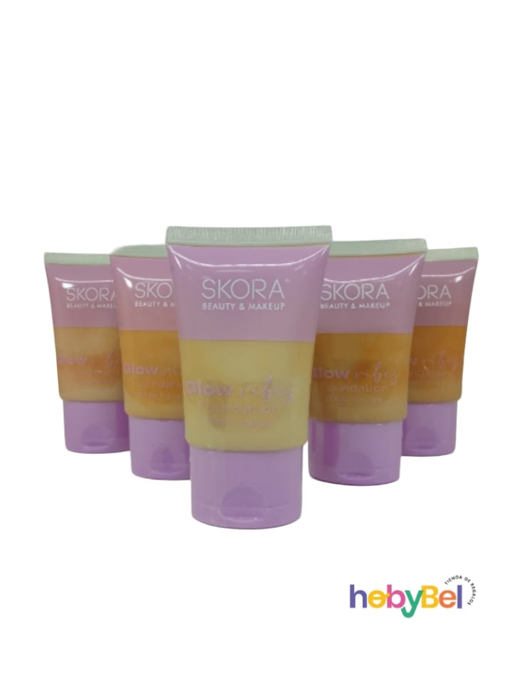 Base de maquillaje fluida en pomo x1u- 6 tonos (39568U)