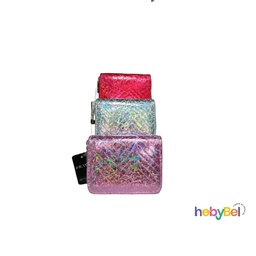 [BW-50124-3] Billetera Pratys brillo chica x1u (BW-50124-3U)