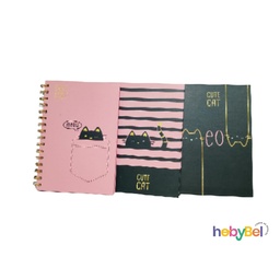 [132470] Libreta Cute Cat anillado x1u (132470U)