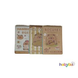 [132479] Libreta c/ brillo Capybara x1u (132479U)