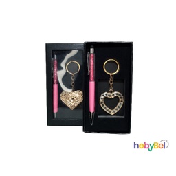 [132521] Set lapicera y llavero para dama e/ caja x1u (132521U)