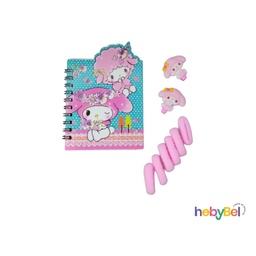 [132810] Set para pelo c/ libreta , colero y traba x1u (132810U)