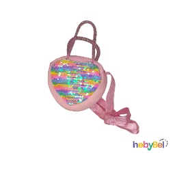 [132780] Cartera lentejuelas infantil Arco Iris x1u (132870U)