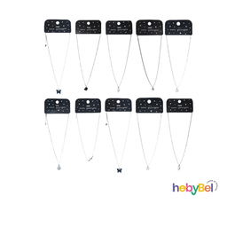 [9102700] Collar acero quirúrgico plateado x1u (9102700U)